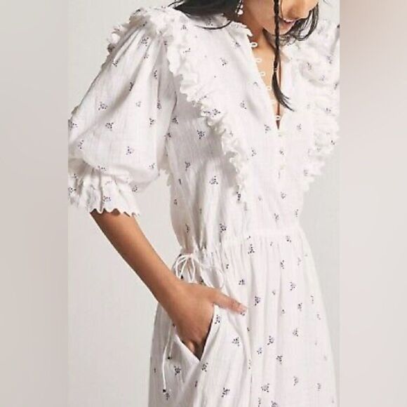 Magali Pascal Dobby Printed Midi Dress - Picture 8 of 10